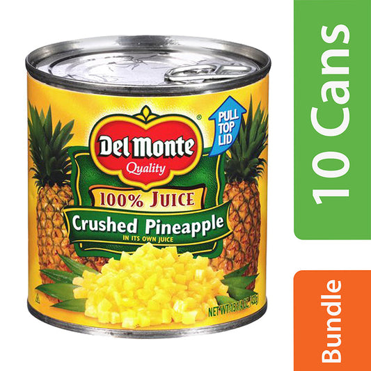 Del Monte Pineapple Crushed In Juice; 15.25 Ounces; 12 Per Case