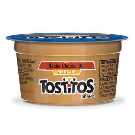 Tostitos Medium Nacho Cheese Dip Cup; 3.63 Ounces; 30 Per Case