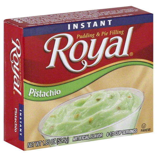 Royal Instant Pistachio Pudding & Pie Filling; 1.85 Ounces; 12 Per Case - High Mart Wholesale