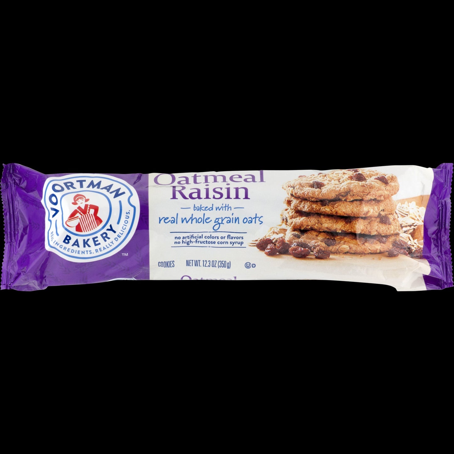 Voortman Oatmeal Raisin Roll Pack; 12.3 Ounces; 12 Per Case - High Mart Wholesale