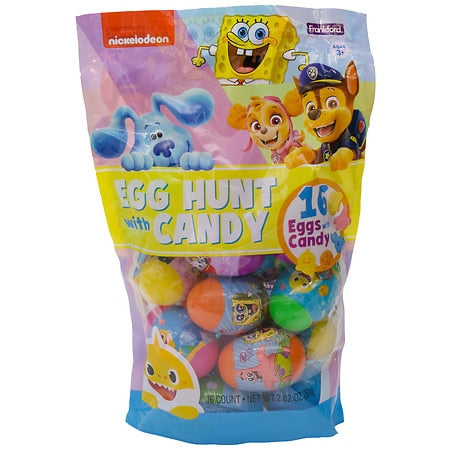 Frankford Candy Nickelodeon Plastic Egg Bag; 2.82 Ounces; 6 Per Case - High Mart Wholesale