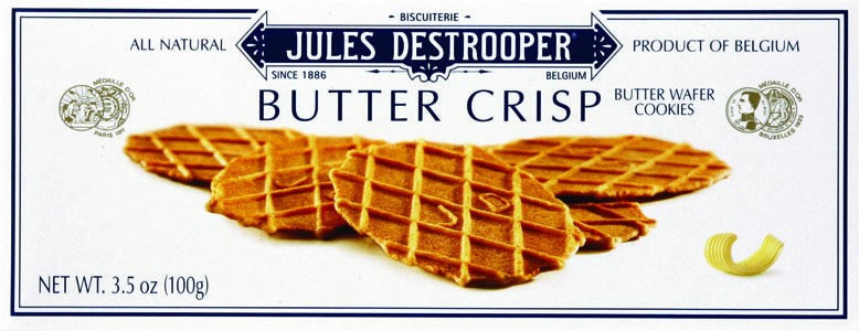 Jules Destrooper Butter Crisps Biscuit; 3.5 Ounces; 12 Per Case - High Mart Wholesale