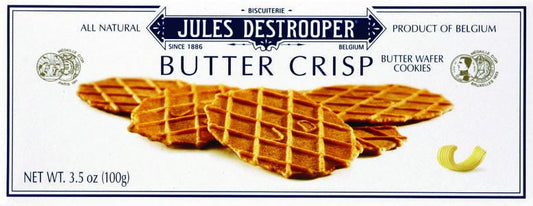 Jules Destrooper Butter Crisps Biscuit; 3.5 Ounces; 12 Per Case - High Mart Wholesale