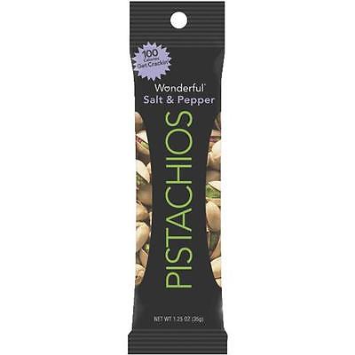 Wonderful Pistachios Pistachio Salt & Pepper; 1.25 Ounces; 12 Per Box; 10 Per Case