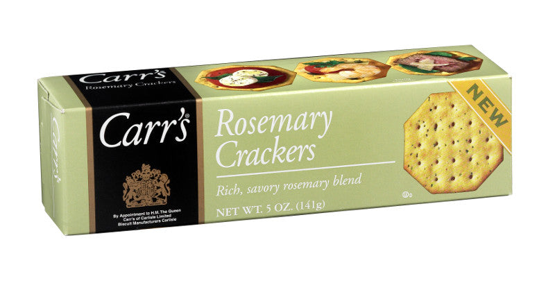 Carrs Rosemary Crackers; 5 Ounces; 12 Per Case - High Mart Wholesale