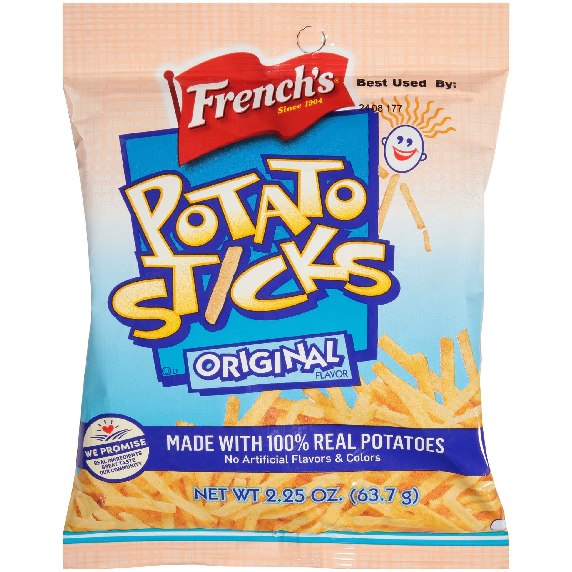 French's Potato Sticks Bag Original; 2.25 Ounces; 12 Per Case - High Mart Wholesale