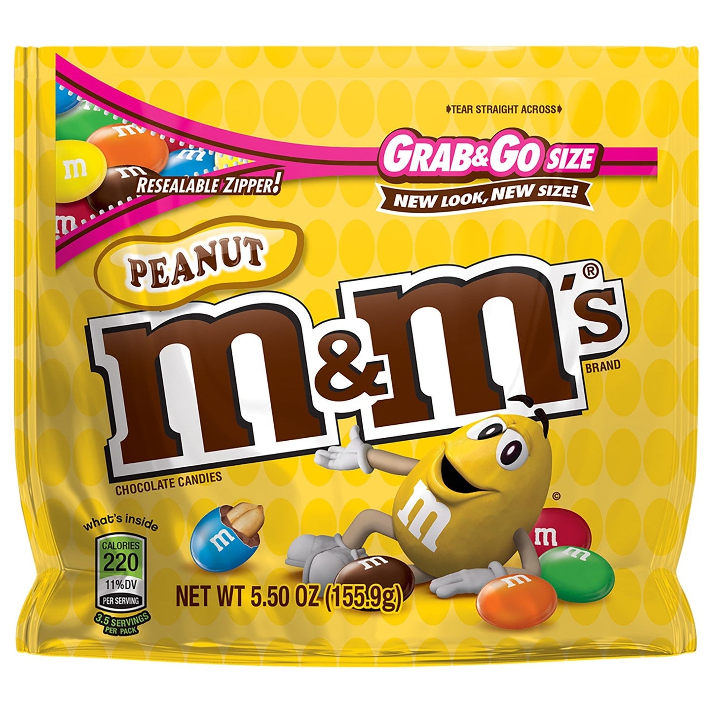 M&M's Peanut; 5.5 Ounces; 12 Per Case