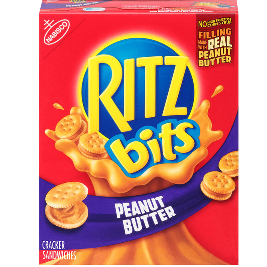 Ritz Bits Cracker Peanut Butter Sandwich; 8.8 Ounce; 12 Per Case - High Mart Wholesale