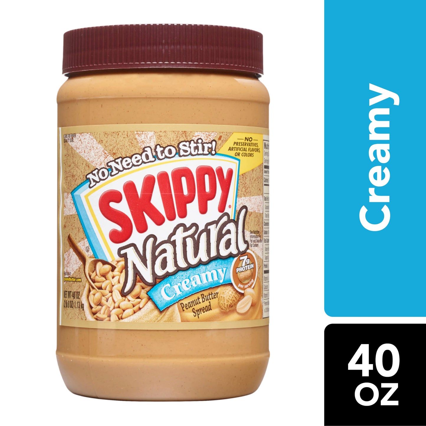 Skippy Skippy Peanut Butter Creamy Gluten Free; 40 Ounces; 8 Per Case