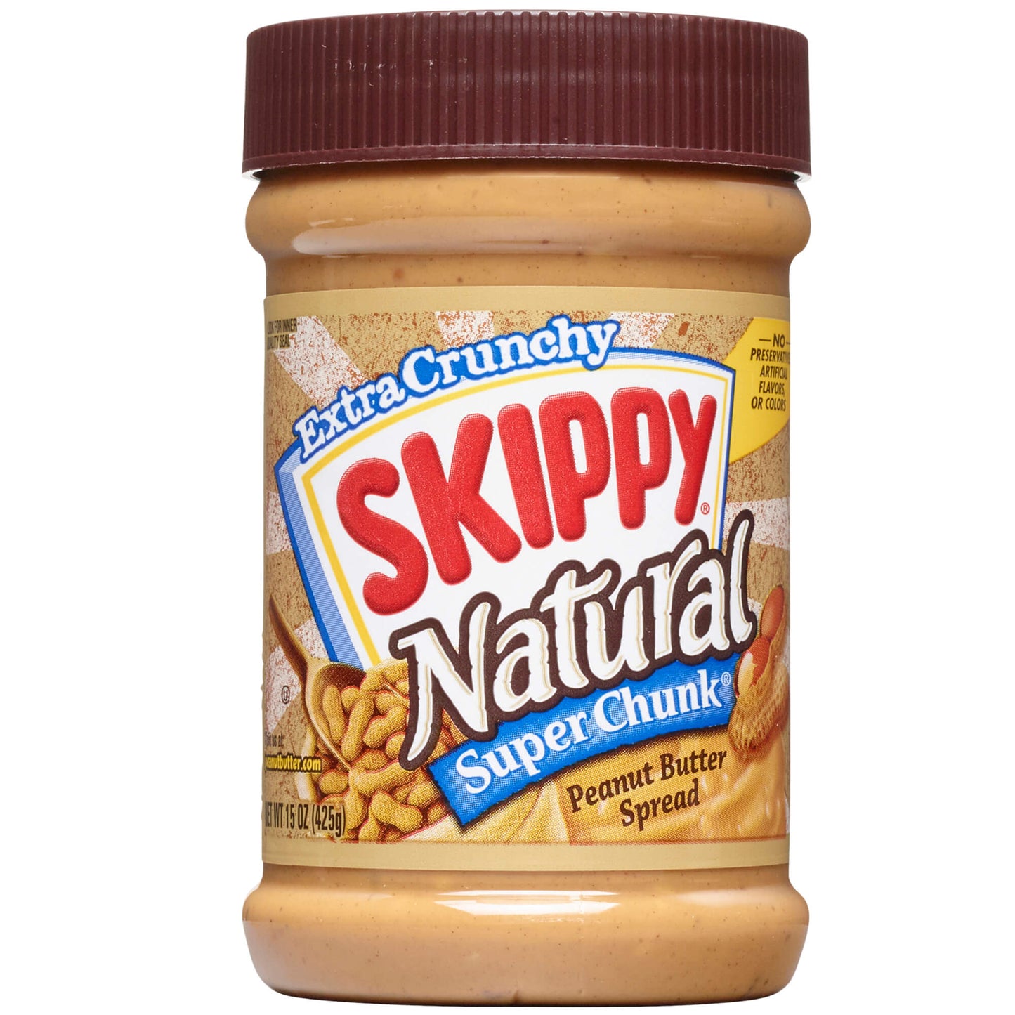 Skippy Skippy Peanut Butter Natural Super Chunk; 15 Ounces; 12 Per Case