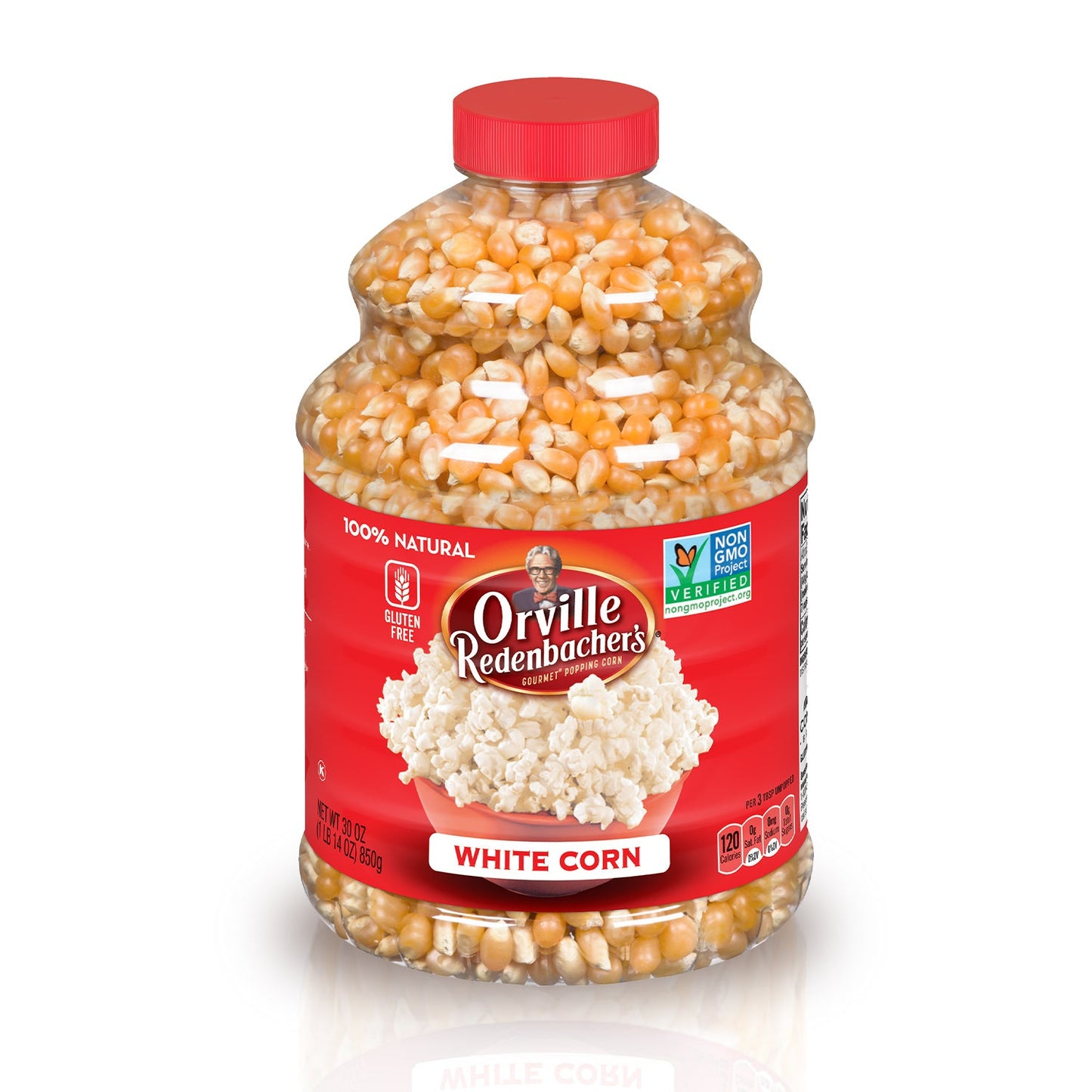 Orville Redenbachers White Popcorn Kernels; 30 Ounces; 6 Per Case