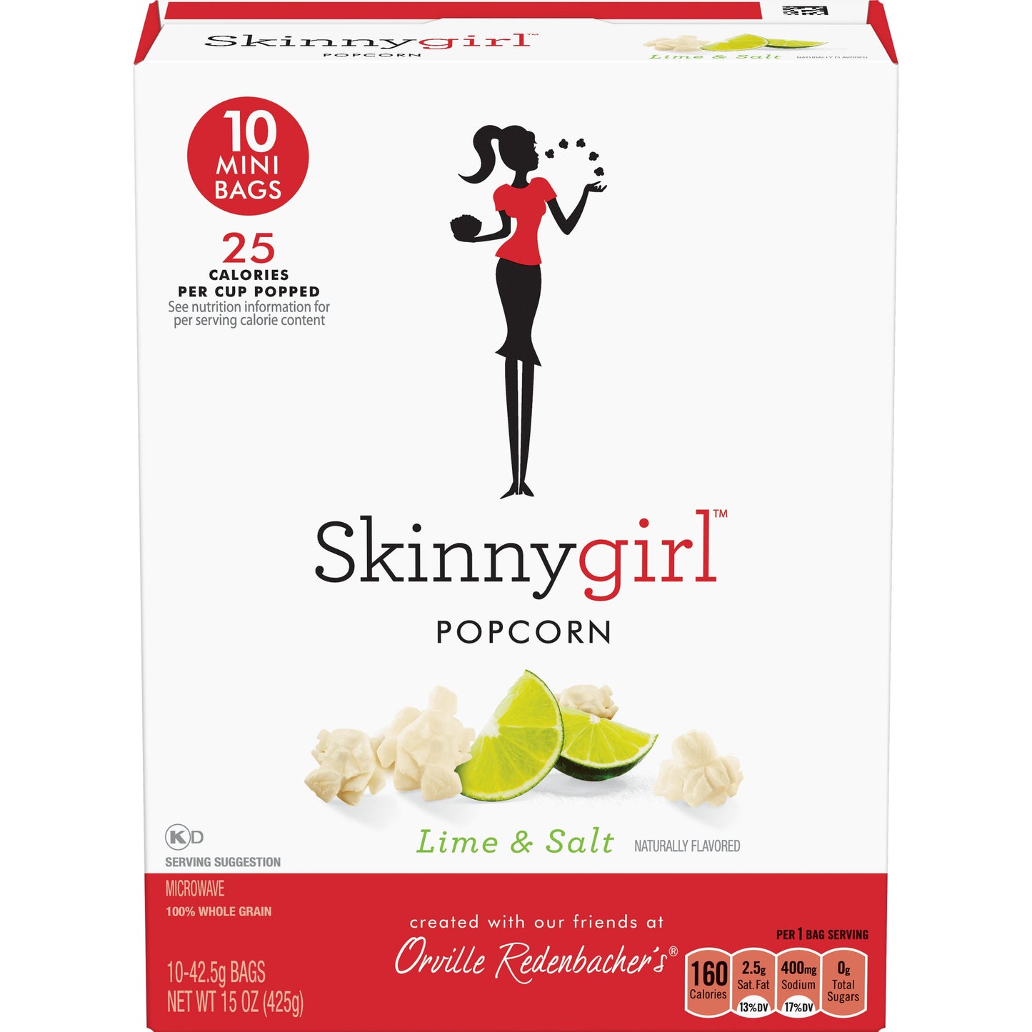 Orville Redenbachers Skinny Girl Popcorn; 1.5 Ounce; 6 Per Case