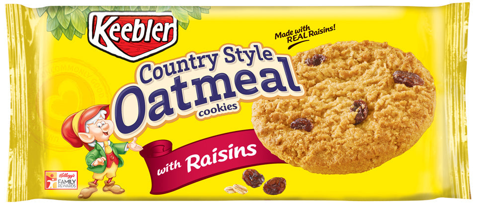 Keebler Oatmeal Country Style; 10.1 Ounce; 12 Per Case