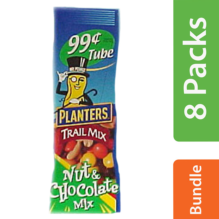 Planters Chocolate Trail Mix Snack; 1.7 Ounces; 18 Per Box; 6 Per Case