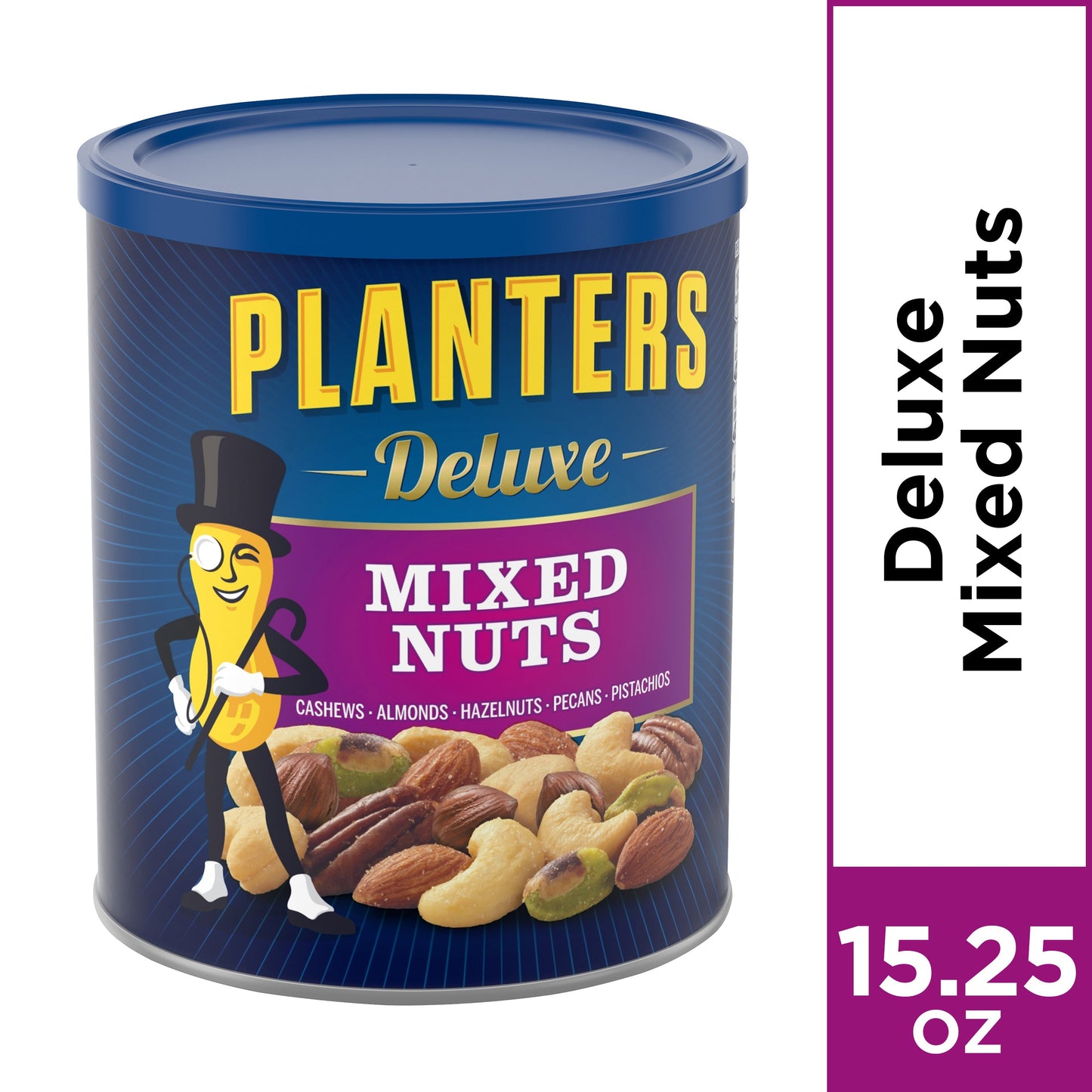 Planters Mixed Nuts Deluxe; 15.25 Ounces; 6 Per Case