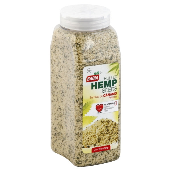 Badia Hulled Hemp Seed; 20 Ounces; 4 Per Case