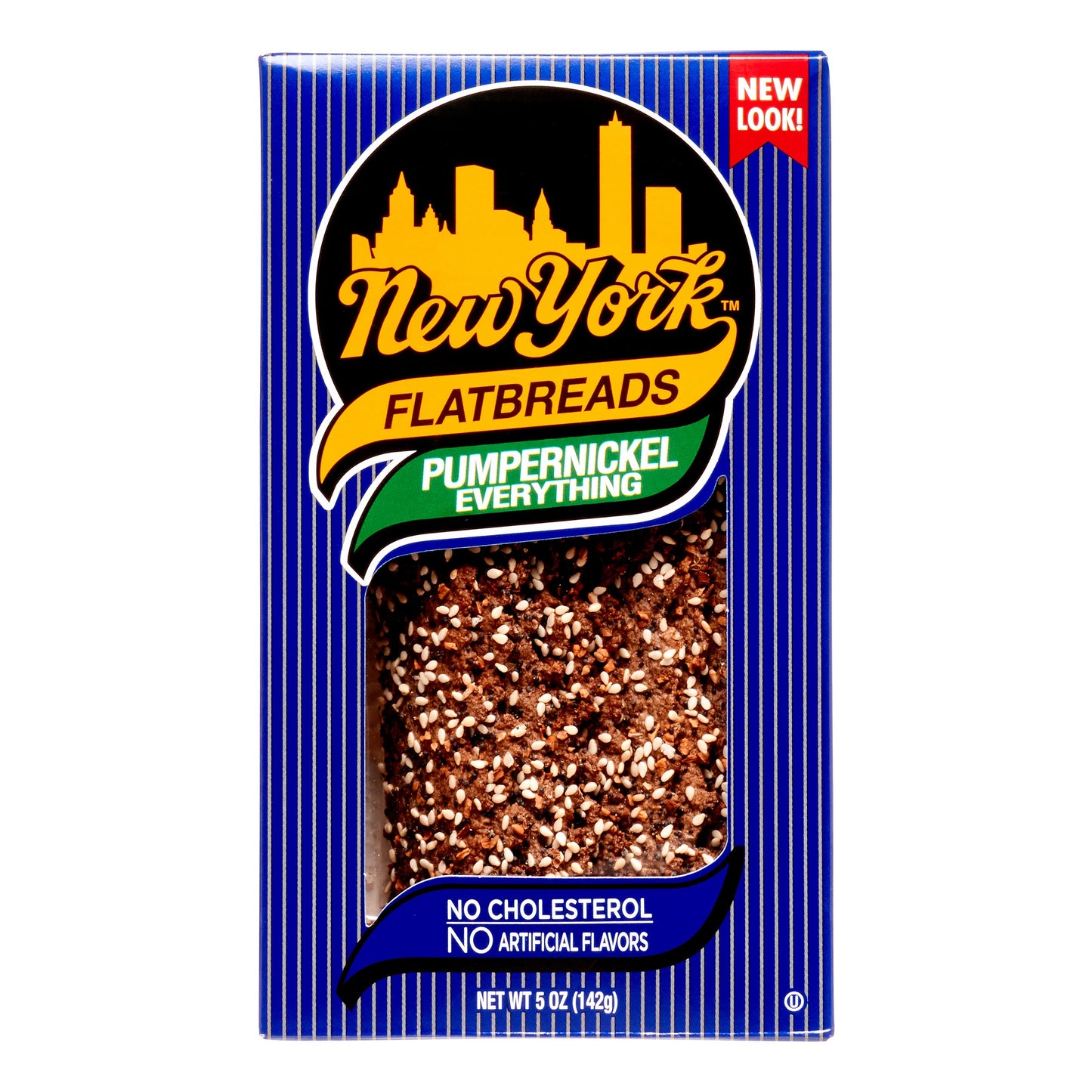 Ny Flatbreads Flatbread Pumpernickel; 5 Ounces; 12 Per Case