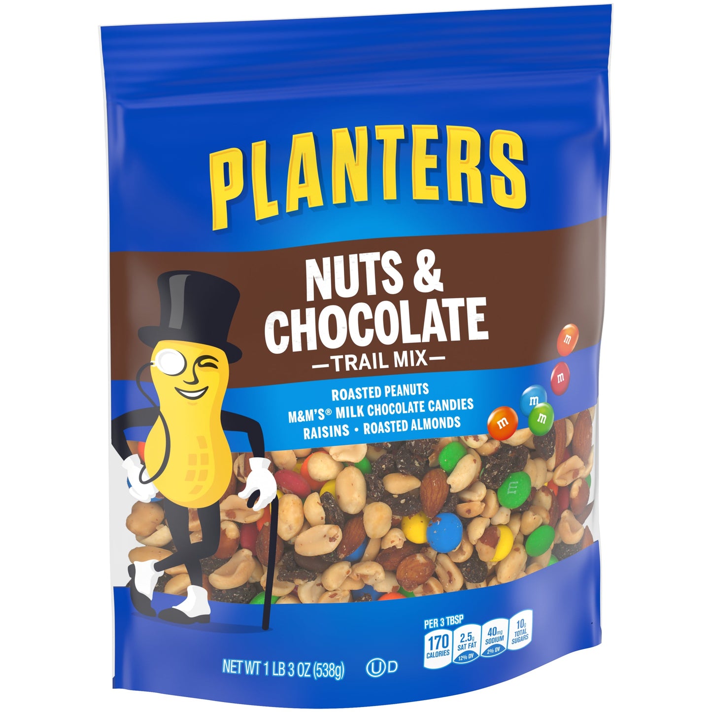 Planters Nut Trail Mix With Chocolate; 19 Ounce; 6 Per Case