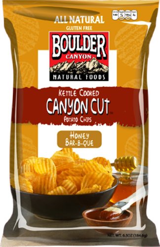 Boulder Canyon Potato Chips Canyon Cut Honey Barbeque; 6.5 Ounces; 12 Per Case - High Mart Wholesale