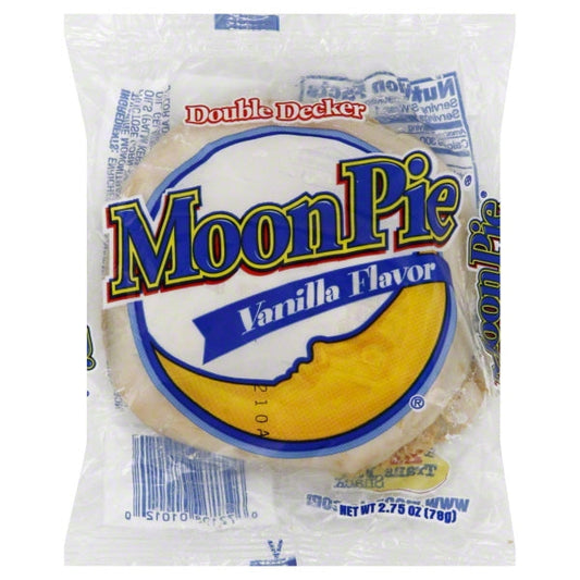 Moonpie Vanilla Double Decker Marshmallow Sandwich; 1 Each; 9 Per Box; 9 Per Case - High Mart Wholesale