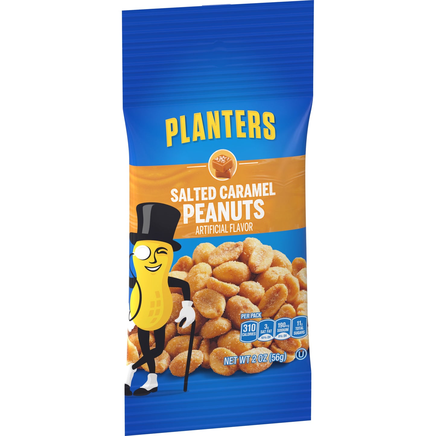 Planters Salted Caramel Peanut; 2 Ounces; 10 Per Box; 3 Per Case