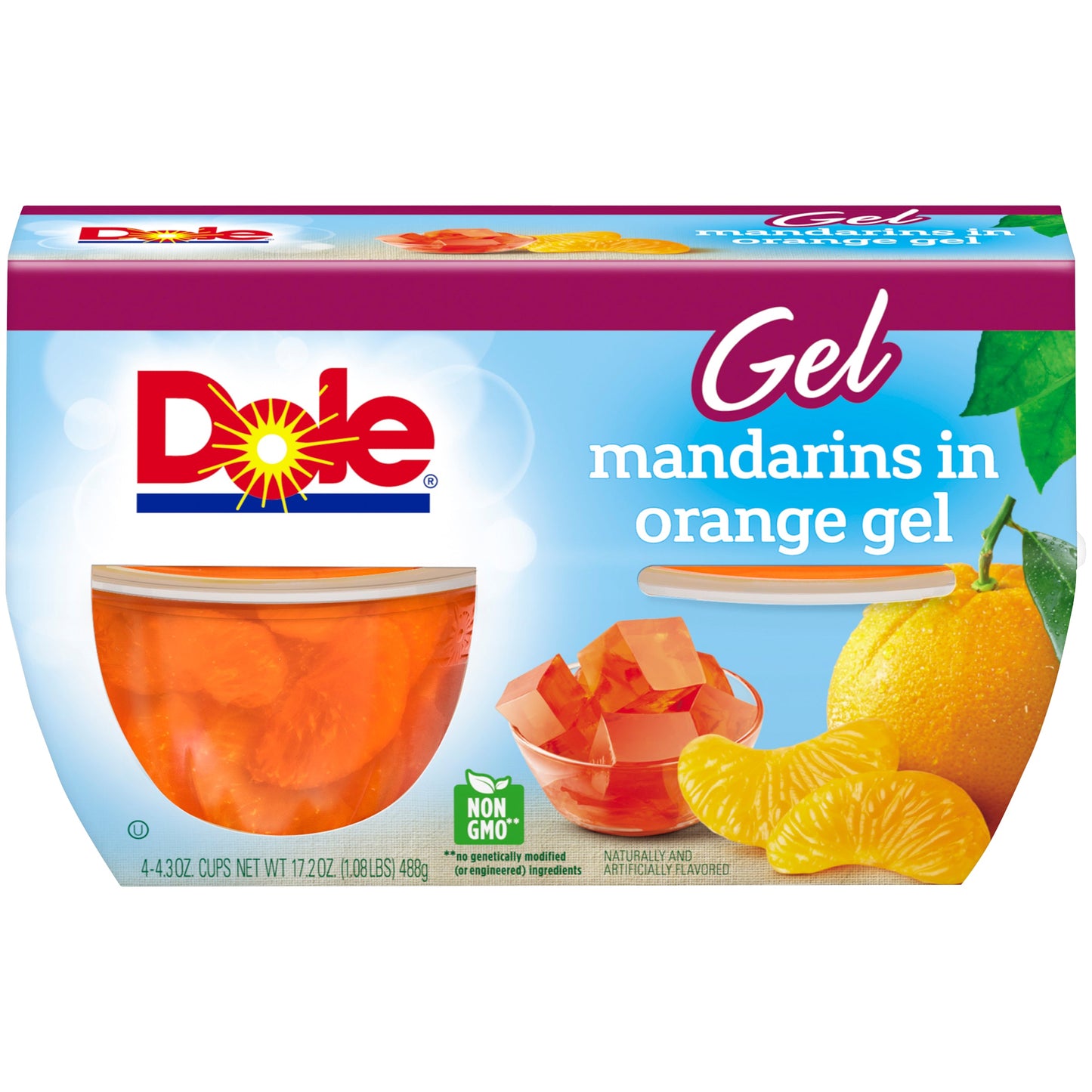 Dole Mandarin In. Orange Gel.; 17.2 Ounce; 6 Per Case