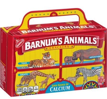 Barnum Animal Crackers; 2.125 Ounce; 24 Per Case - High Mart Wholesale