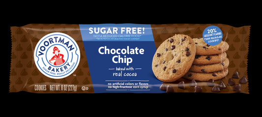 Voortman Sugar Free Chocolate Chip Cookie; 8 Ounce; 12 Per Case - High Mart Wholesale