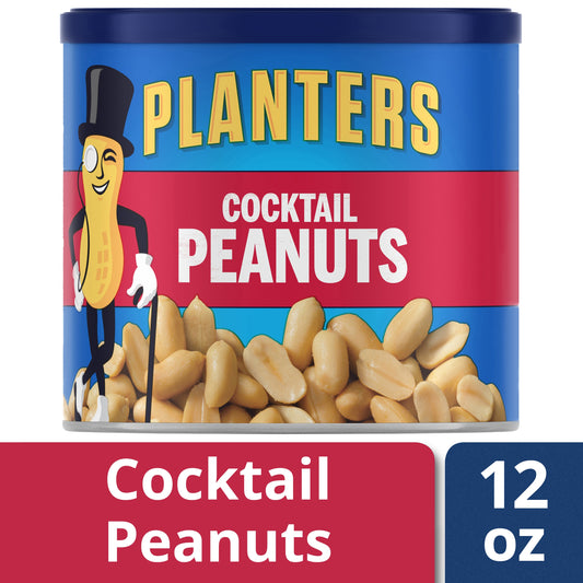 Planters Cocktail Peanuts; 12 Ounces; 12 Per Case