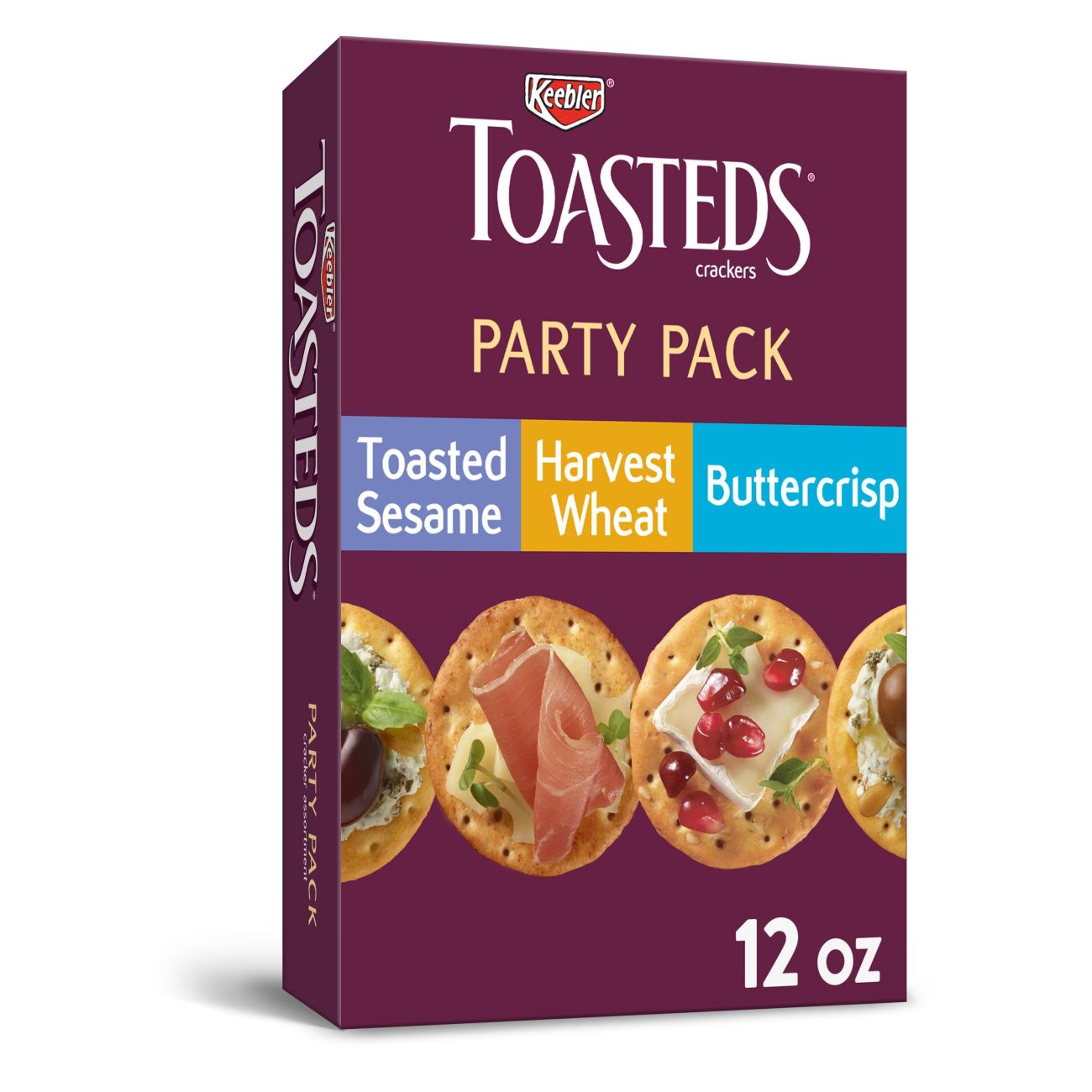 Kellogg's Keebler Party Pack Toasted Medley Crackers; 12 Ounces; 12 Per Case