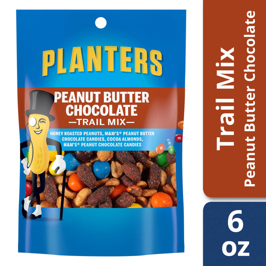 Planters Peanut Butter Chocolate Trail Mix; 6 Ounces; 12 Per Case