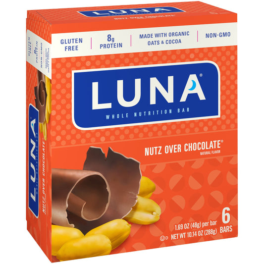 Luna Luna Stacked Bar Nutz Over Chocolate 6 Pack; 10.14 Ounces; 6 Per Case - High Mart Wholesale