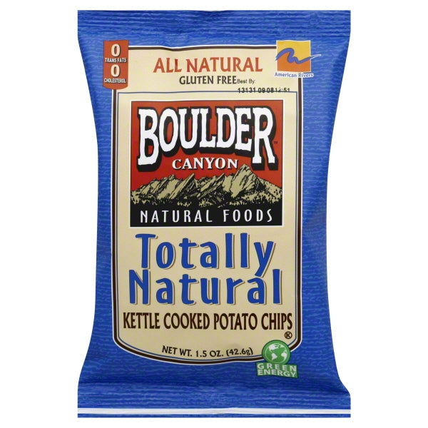 Boulder Canyon Sea Salt Kettle Cooked Chips; 1.5 Ounces; 55 Per Case - High Mart Wholesale