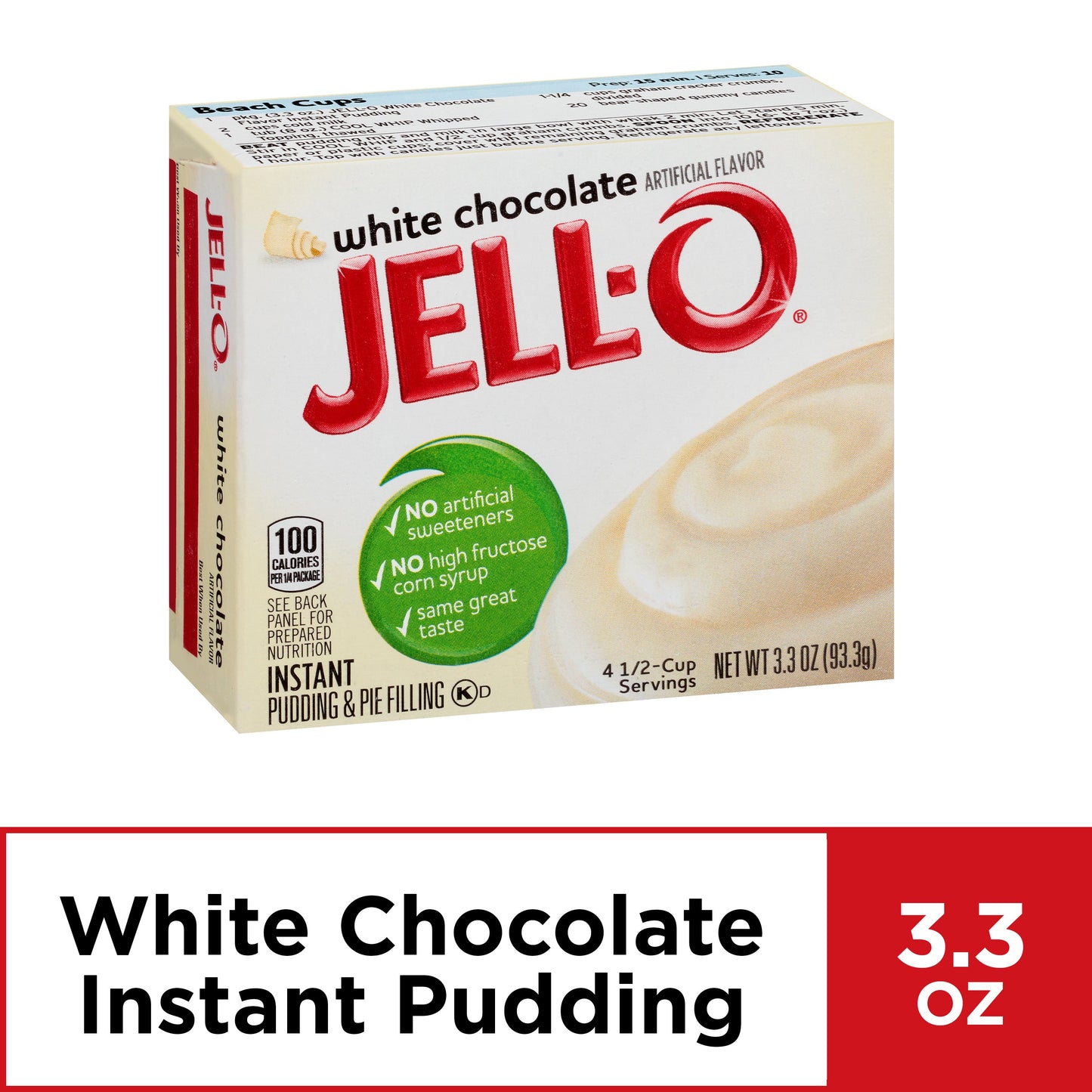 Jell-O Pudding Jello White/Chocolate; 3.3 Ounces; 24 Per Case - High Mart Wholesale