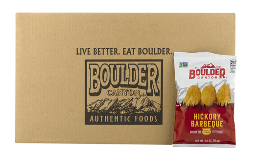 Boulder Canyon Hickory Bbq Potato Chips; 1.5 Ounces; 55 Per Case - High Mart Wholesale