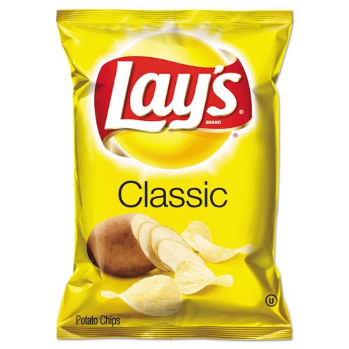 Lay's Regular  Potato Chips; 1.5 Ounce; 64 Per Case