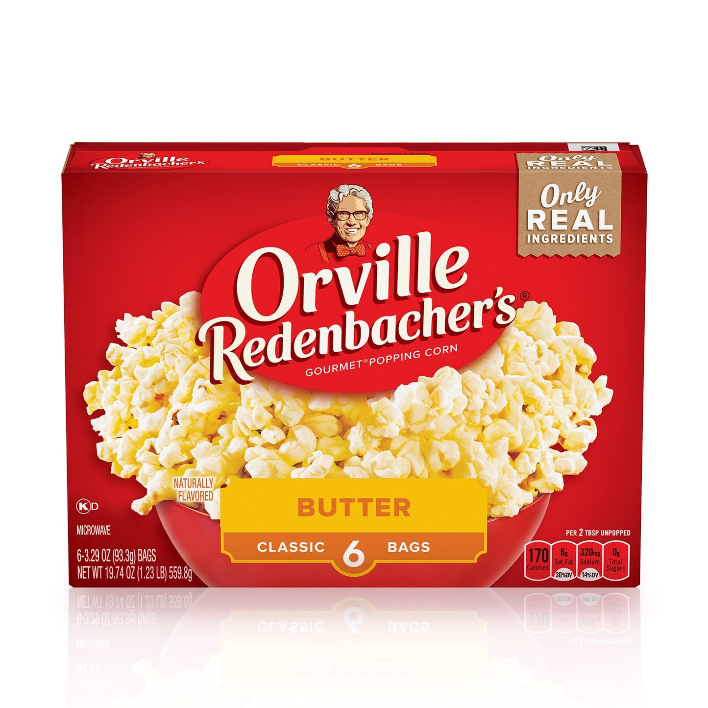 Orville Redenbachers Butter Popcorn; 19.74 Ounces; 6 Per Case