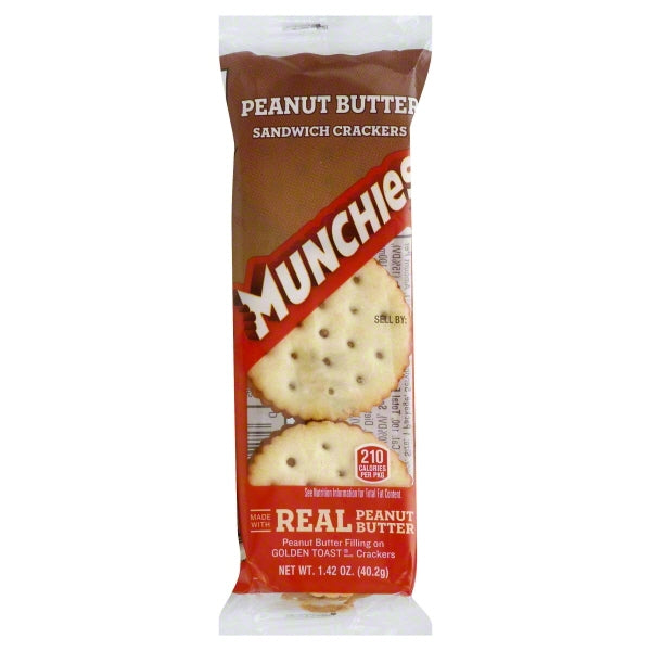 Munchies Crackers Toast Peanut Butter; 1.42 Ounces; 96 Per Case