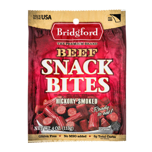 Bridgford Beef Snack Bites; 4 Ounce; 12 Per Case - High Mart Wholesale