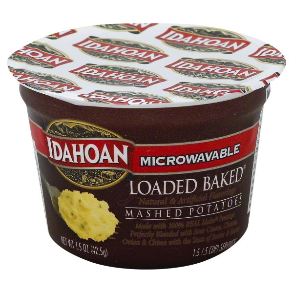 Idahoan Foods Loaded Baked Mashed Potato Microwavable Bowl; 1.5 Ounces; 10 Per Case