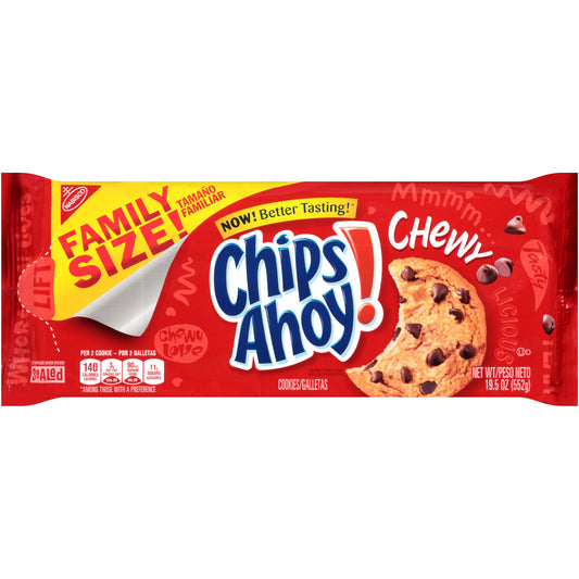 Chips Ahoy Cookies Chewy; 19.5 Ounces; 12 Per Case - High Mart Wholesale