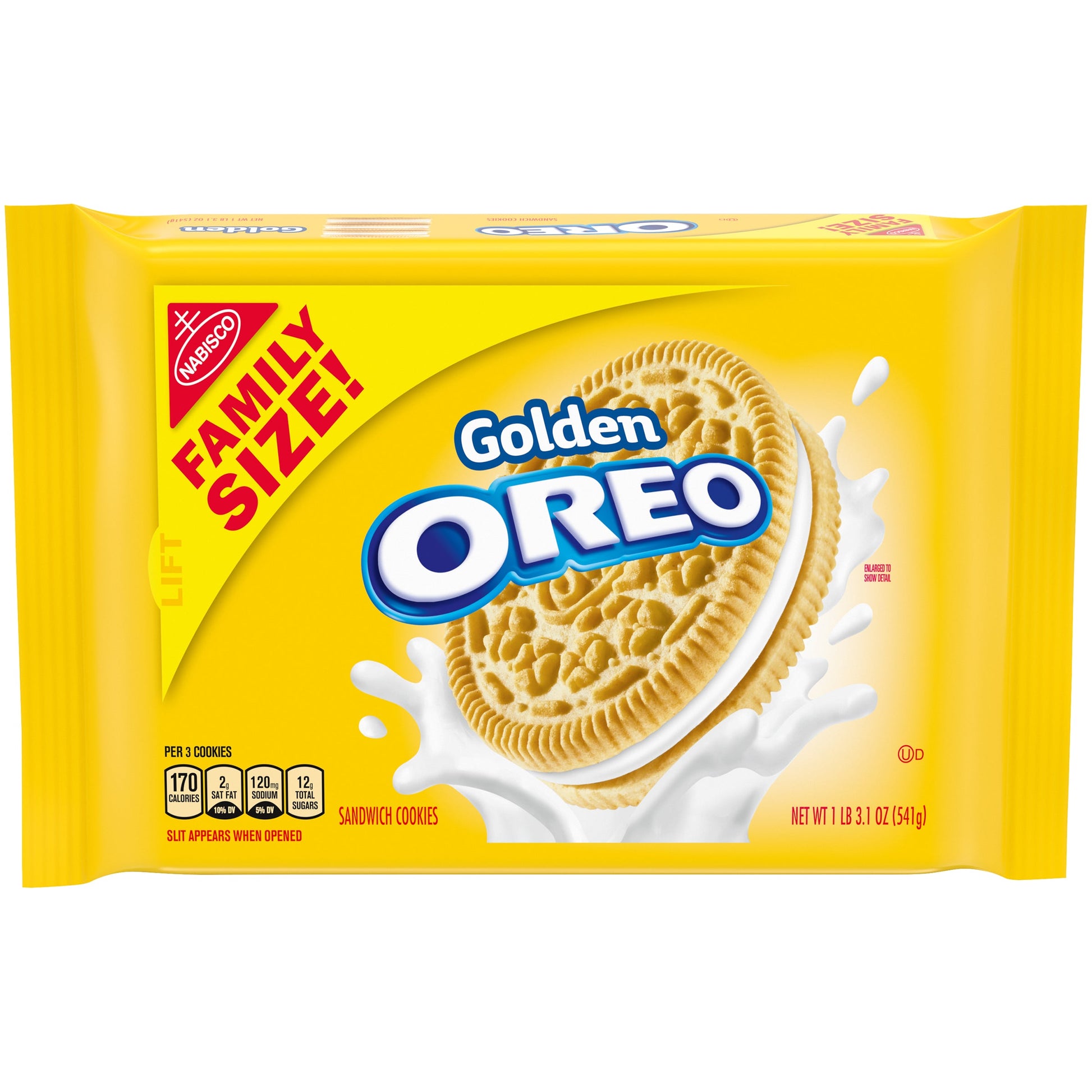 Golden Oreo Golden Family Size Cookie; 19.1 Ounce; 12 Per Case - High Mart Wholesale