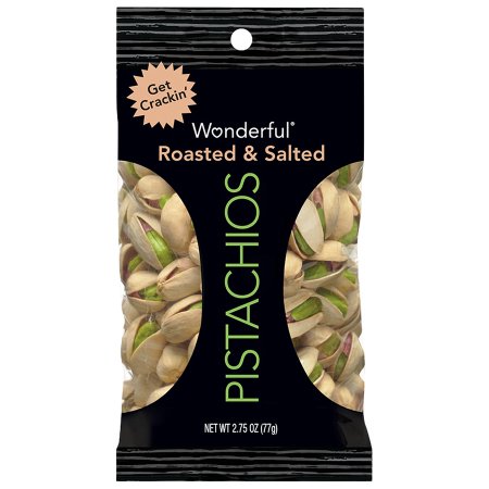 Wonderful Pistachios Pistachio Roasted & Salted; 2.75 Ounces; 12 Per Box; 12 Per Case