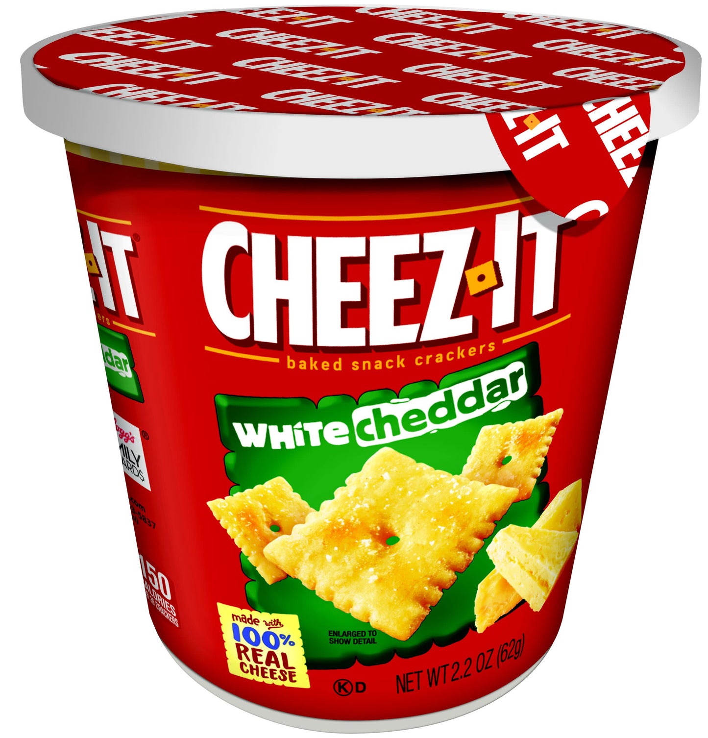 Cheez-It White Cheddar Crackers; 2.2 Ounces; 10 Per Case