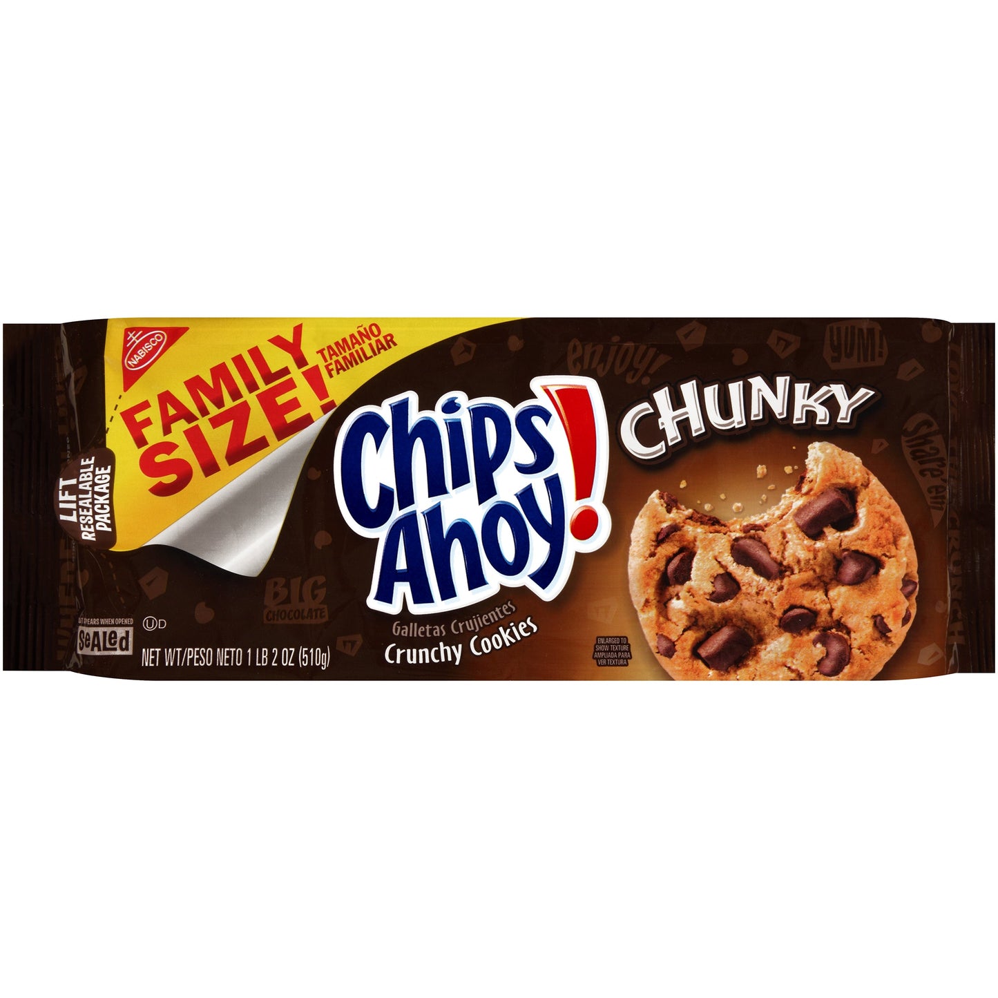 Chips Ahoy Chunky Cookie; 18 Ounces; 12 Per Case - High Mart Wholesale