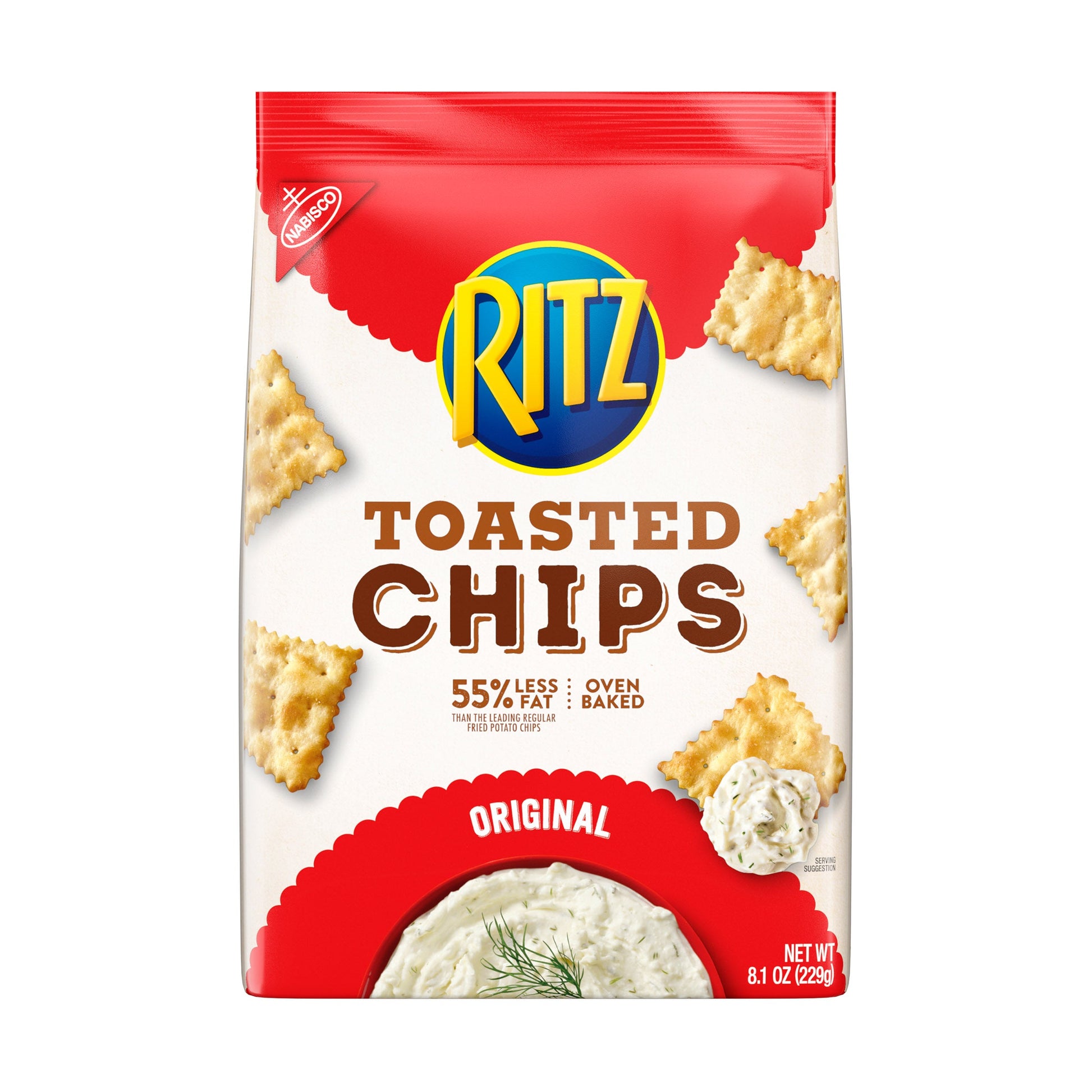 Ritz Chips Toasted Original; 8.1 Ounce; 6 Per Case - High Mart Wholesale