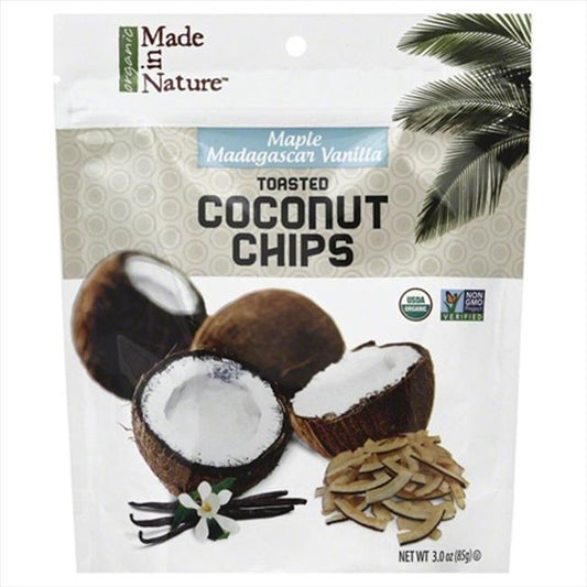 Made In Nature Madagascar Vanilla Maple Coconut Chips; 3 Ounces; 6 Per Case - High Mart Wholesale