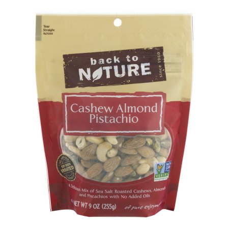 Back To Nature Nut Mix Almond Cashew Pistachio; 9 Ounces; 9 Per Case - High Mart Wholesale