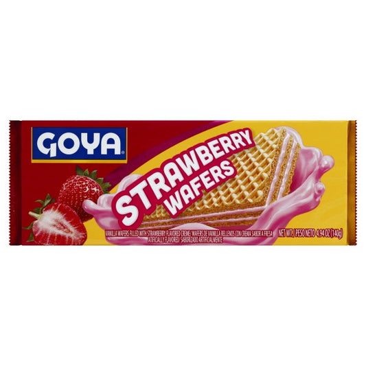 Goya Wafer Strawberry; 4.94 Ounces; 24 Per Case - High Mart Wholesale