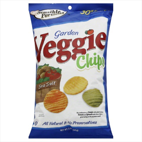 Hain Gourmet Garden Vegetable Chip Sea Salt; 5 Ounce; 12 Per Case - High Mart Wholesale